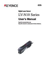 keyence lv n10 user manual.